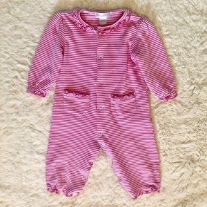 SOLD! Kissy Kissy Pink Striped Playsuit